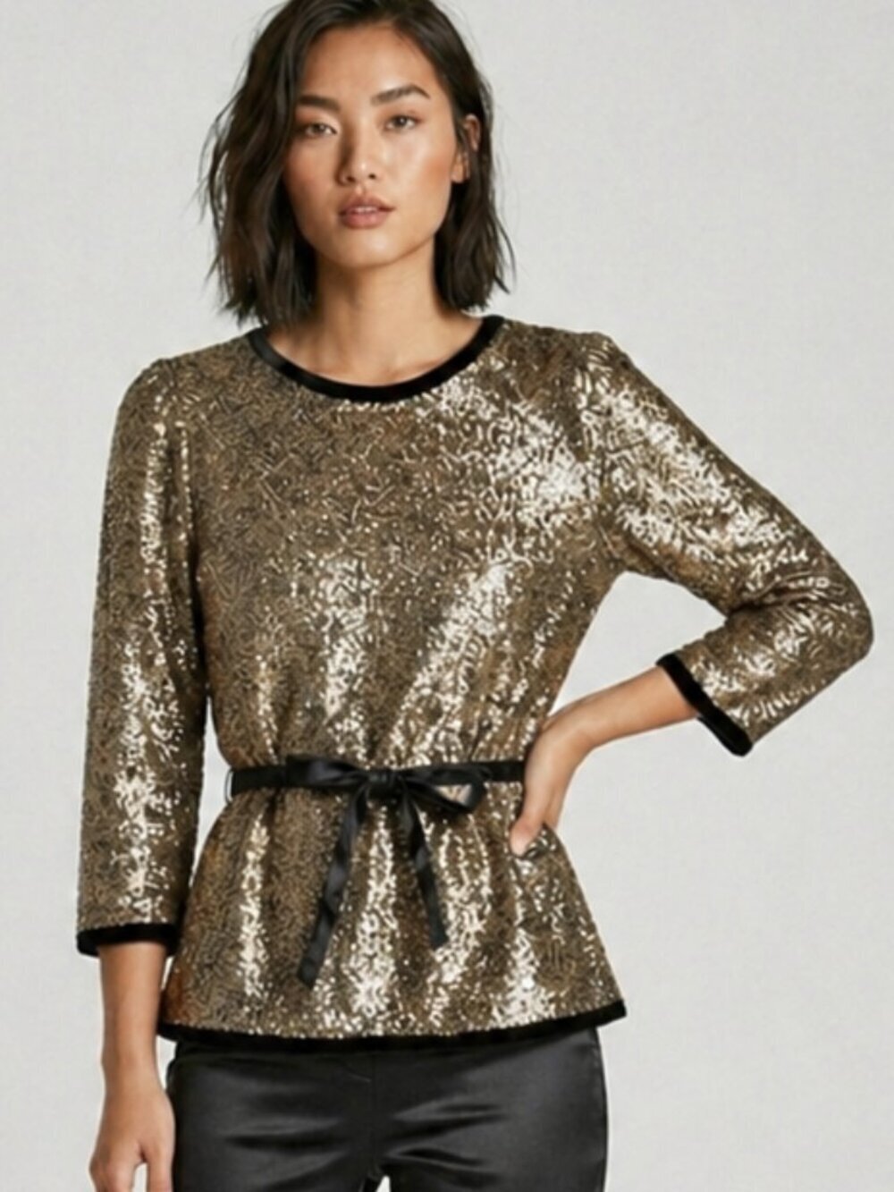 NWT Darling Celeste Sequin Top